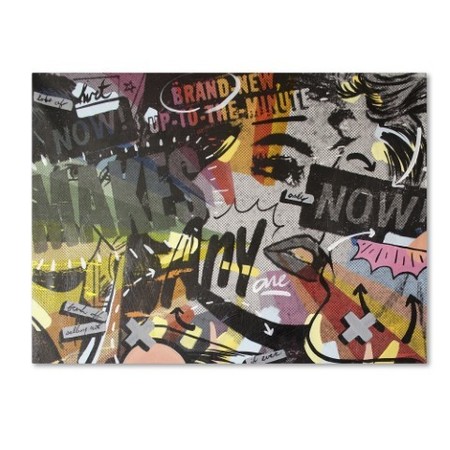 TRADEMARK FINE ART Dan Monteavaro 'Anyone Now' Canvas Art, 14x19 ALI0967-C1419GG